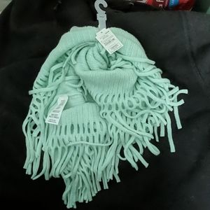 Mint infinity scarf